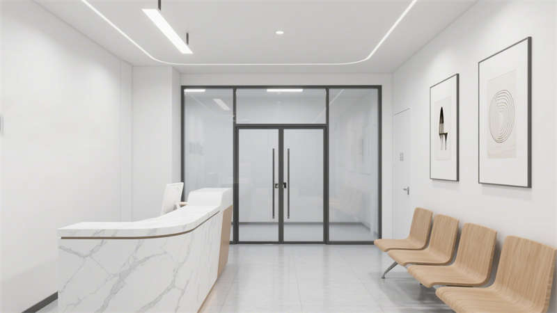 合肥医院设计：口腔诊疗空间方案，简约化专业氛围